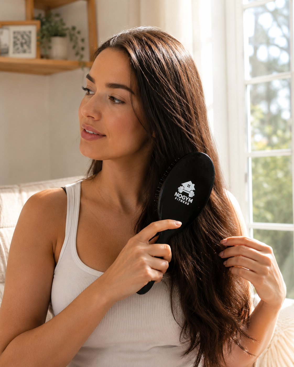 The Detangling Hairbrush by NoGym Fitness