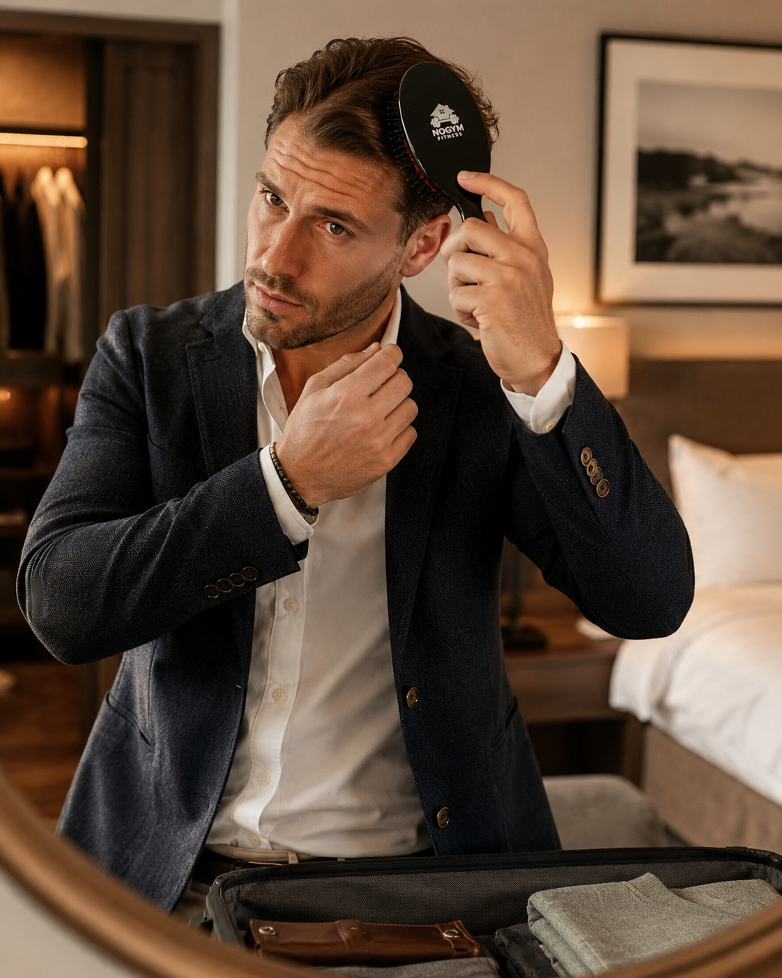 The Detangling Hairbrush by NoGym Fitness