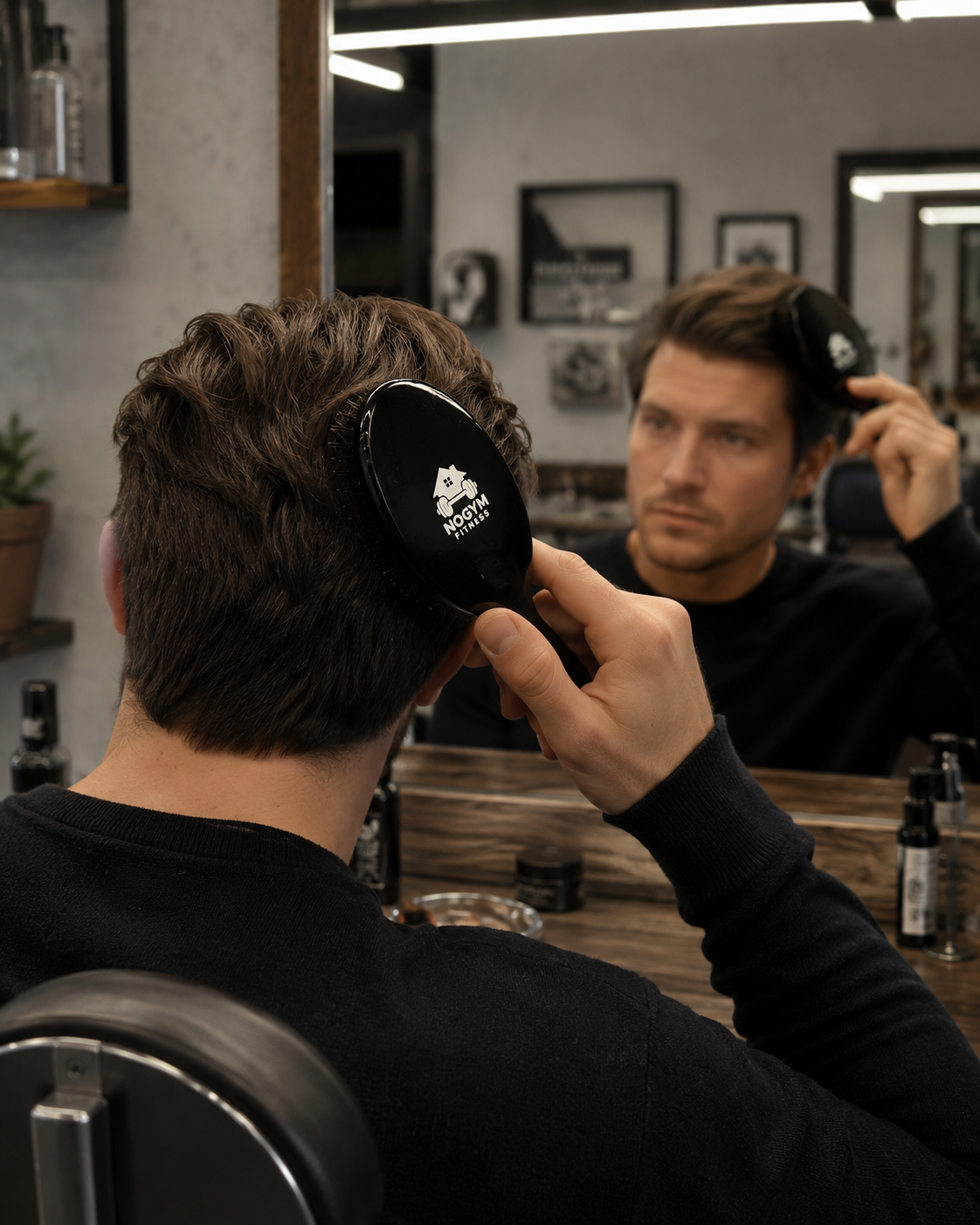 The Detangling Hairbrush by NoGym Fitness