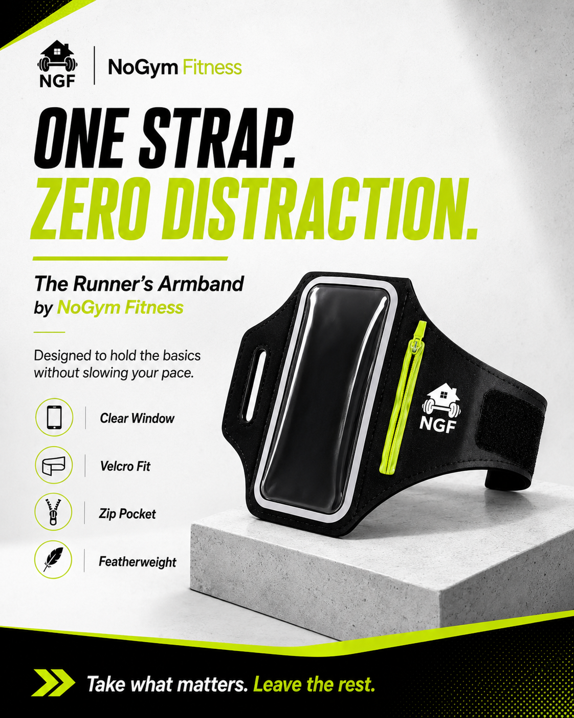 The Runner's Phone Armband by NoGym Fitness