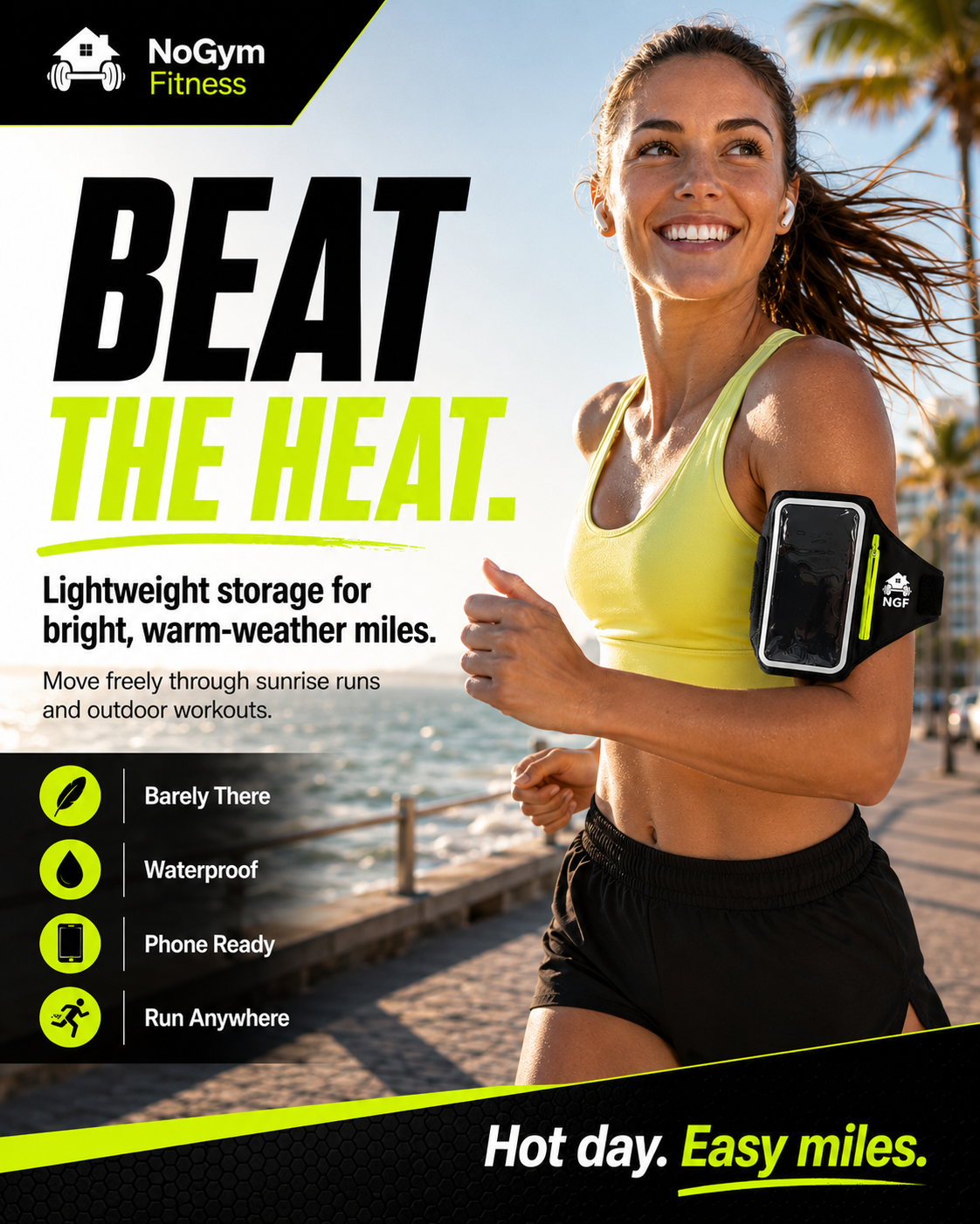 The Runner's Phone Armband by NoGym Fitness