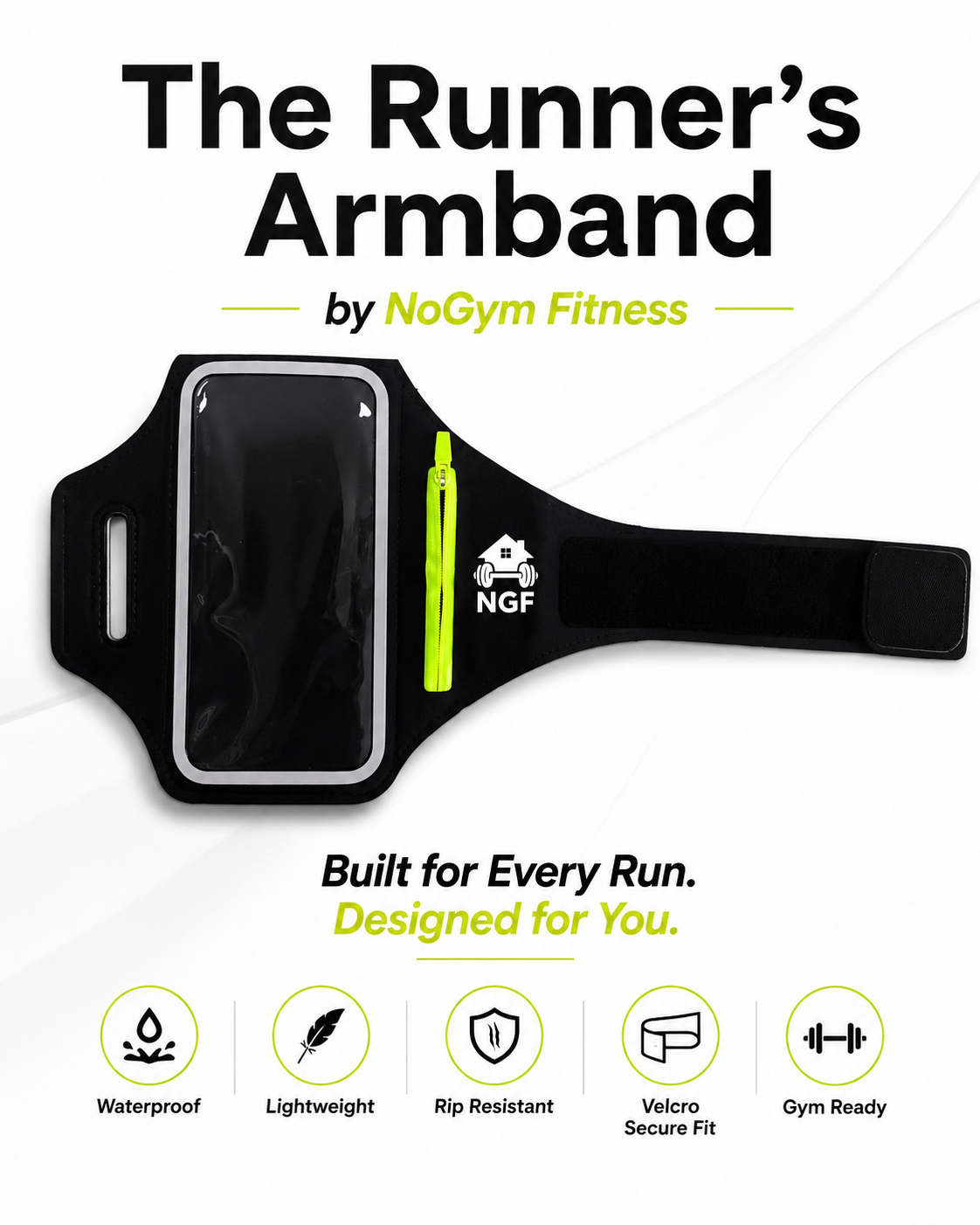 The Runner's Phone Armband by NoGym Fitness